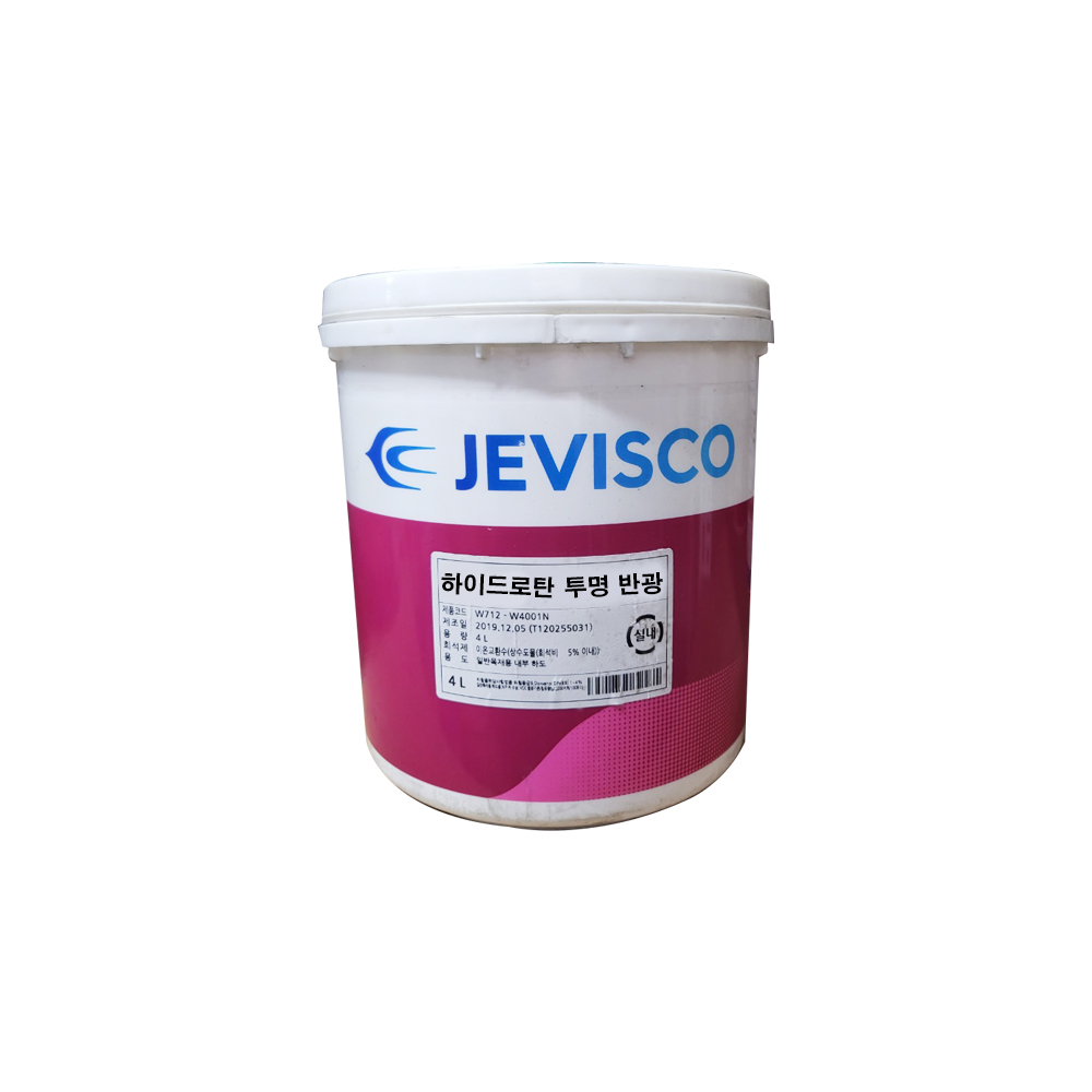 제비스코 하이드로탄 수용성 목재 가구 투명 반광 3kg : 다있수