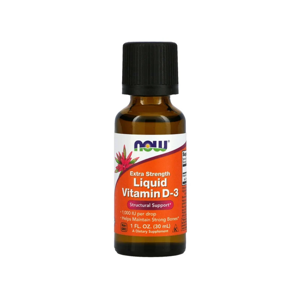 나우푸드 리퀴드 비타민D 1000IU 30ml VitaminD-3 콜라칼시페롤 : 시내나라