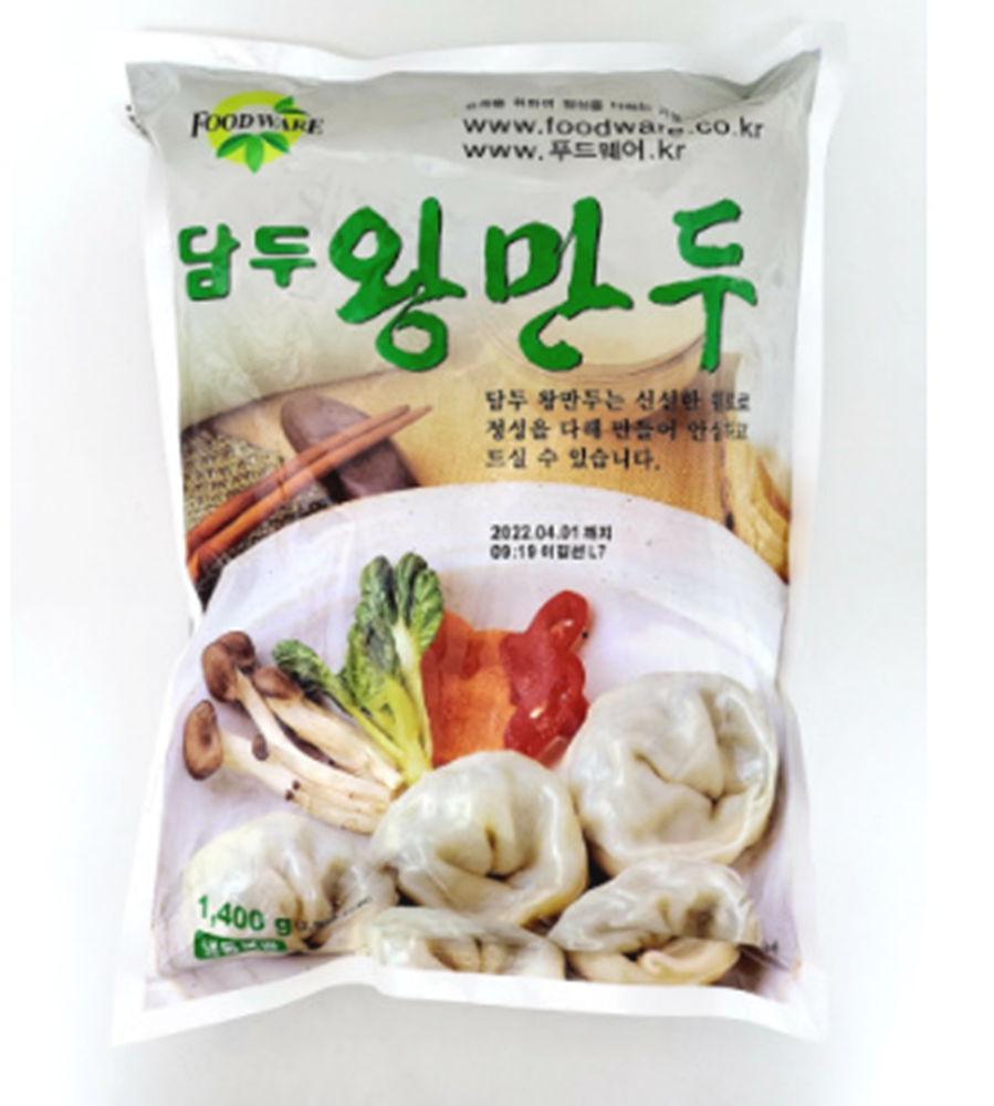 도매 업소용 담두 왕만두 1.4kg 6봉 : 명가스토리