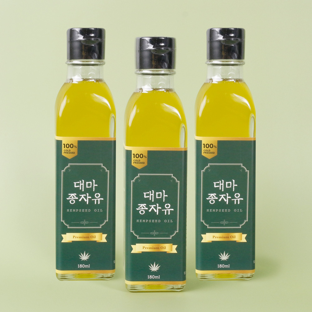 참굿즈 햄프씨드유 180ml 3병 : 모레바