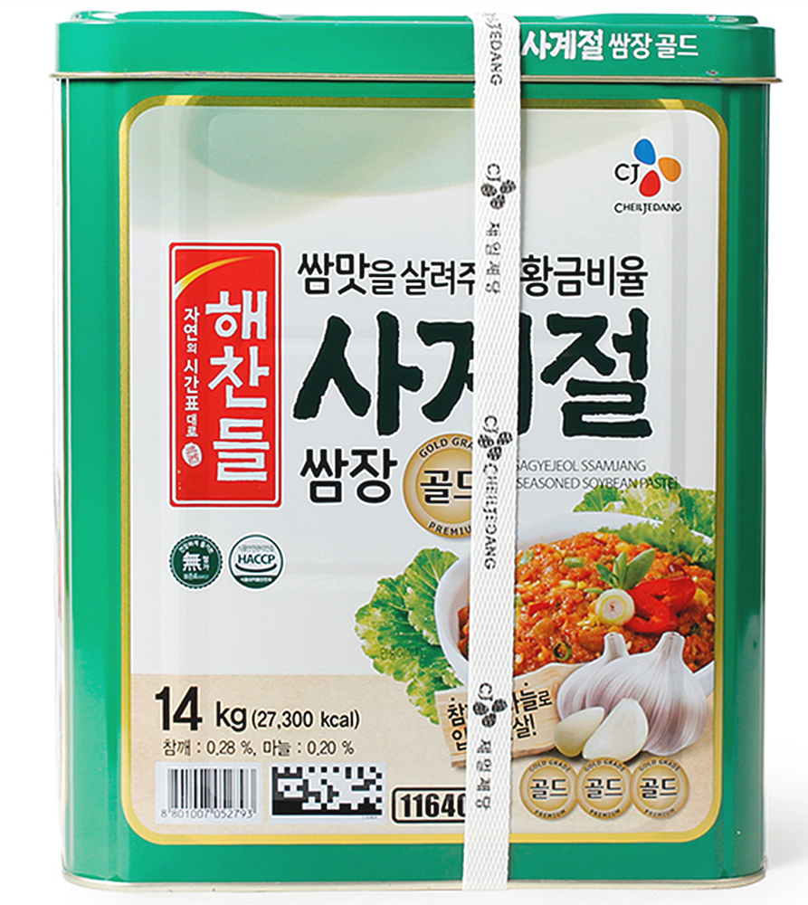 도매 업소용 해찬들 사계절 쌈장 14kg : 명가스토리