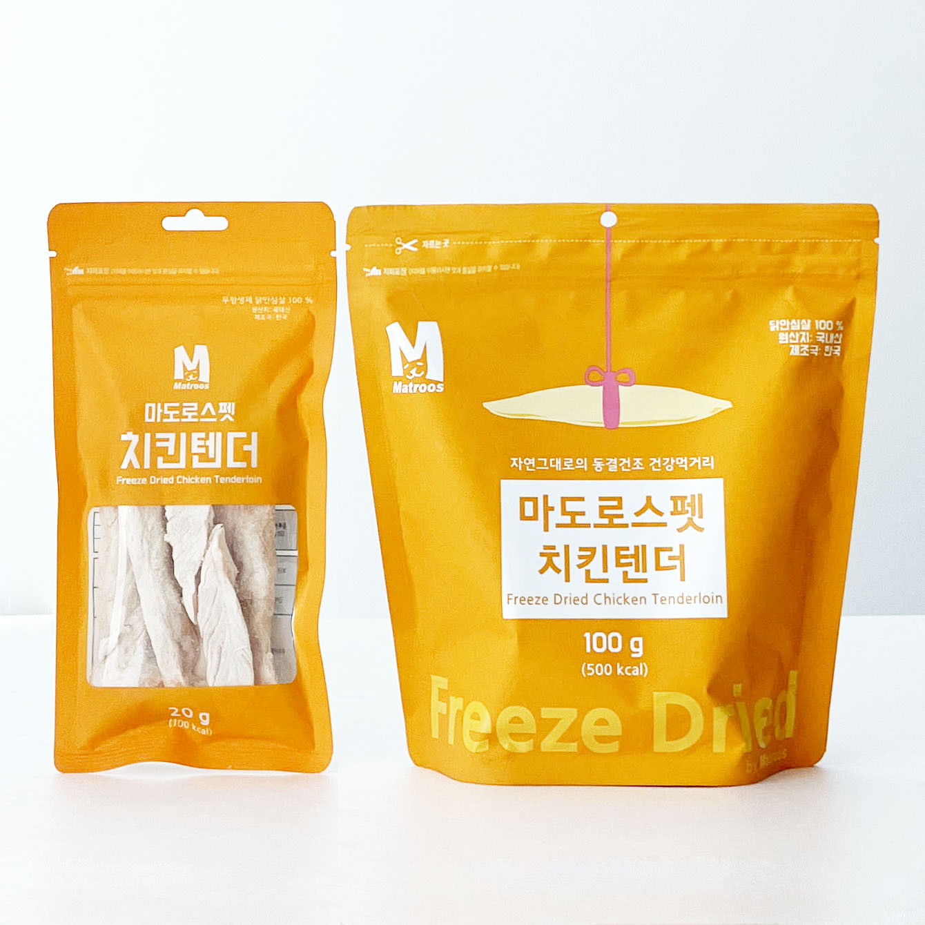 마도로스펫 치킨텐더 대용량 100g/동결건조 간식 : 마도로스 펫