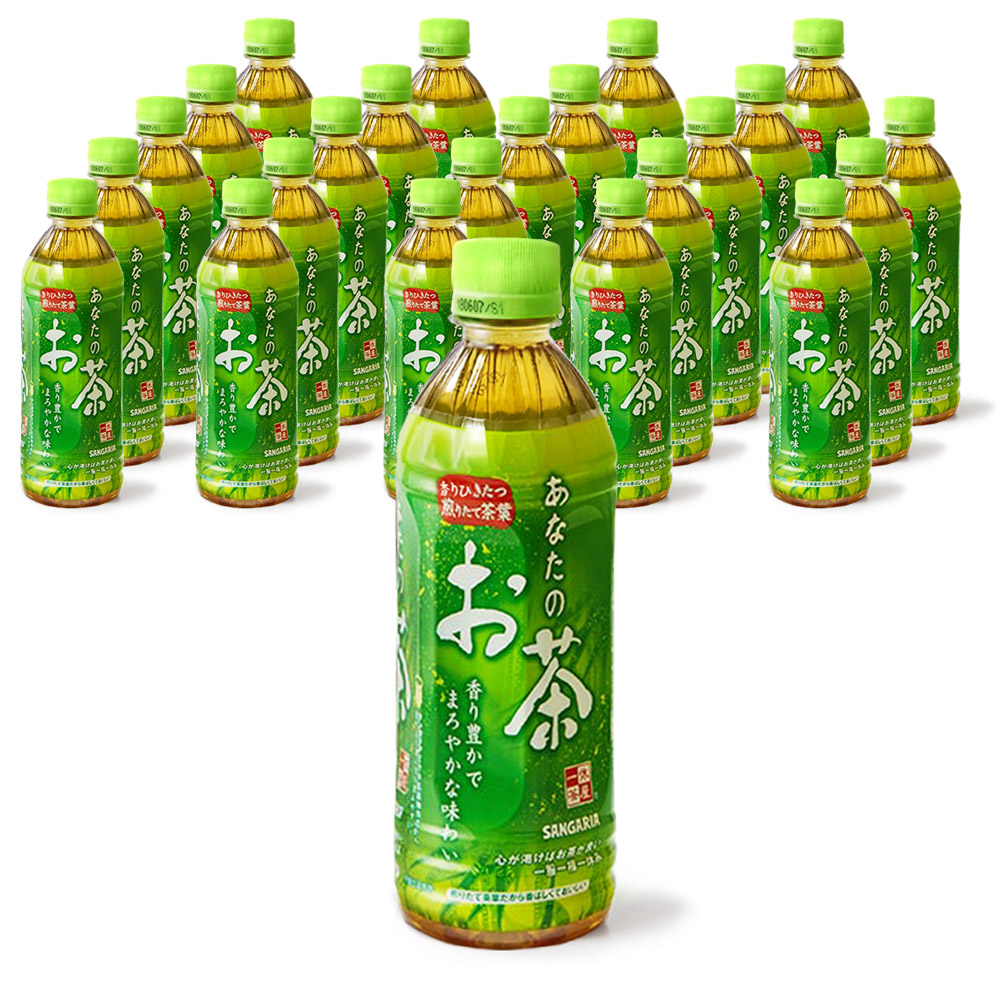 산가리아 당신의 녹차 500ml 24개 일본 녹차 말차 음료 : 마트컴퍼니
