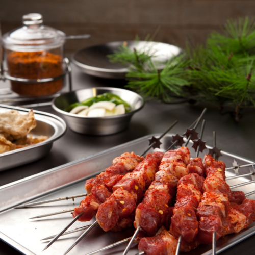 양꼬치 10개 250g (쯔란 10g 포함) : 다물꼬치