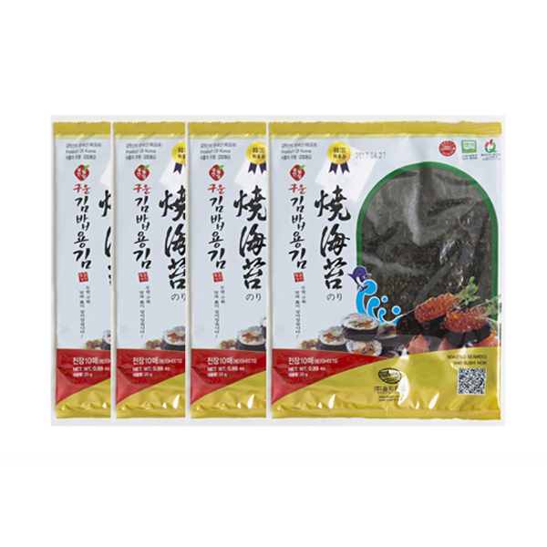 광천김 맛이깊은 두번구운 김밥김 김밥용 200매 100매 가정 업소용 명절 선물세트 : YES GOGO