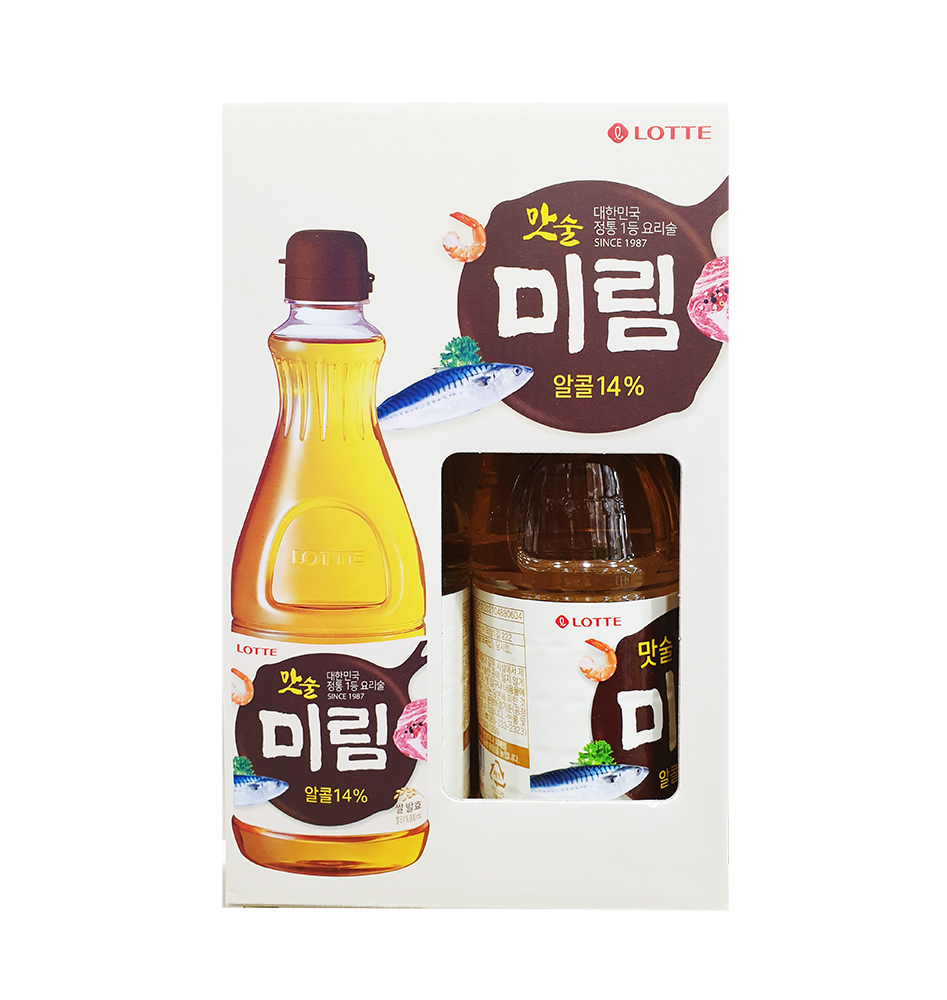 롯데 미림 900ml X 2개입, 미림, 맛술, 요리술, 잡냄새 제거 : 마켓프로