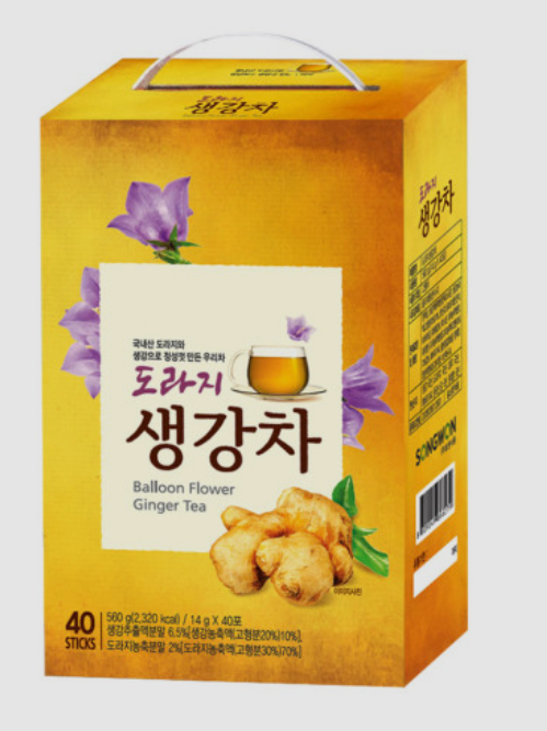 송원식품 우리차 도라지 생강차 40개입 : JH유통몰