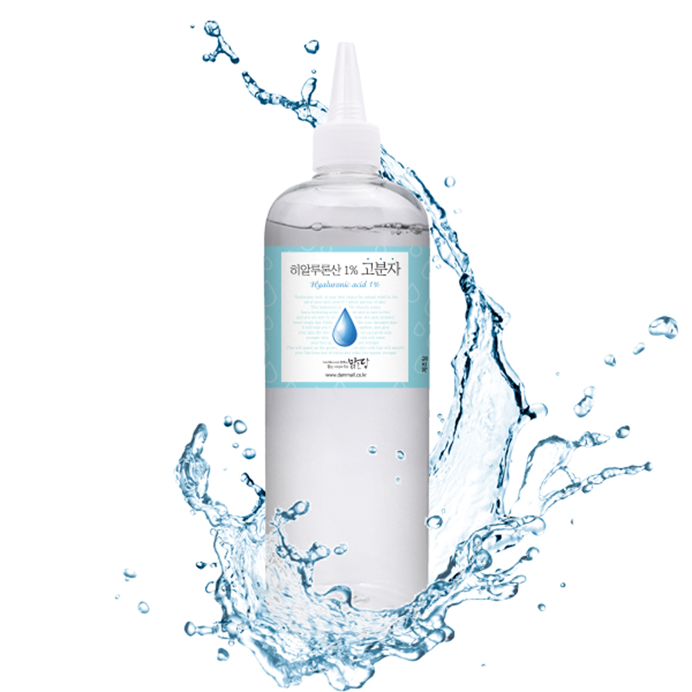 [맑을담] 히알루론산 1% 원액 고분자 500ml 대용량 : 맑을담 오가닉