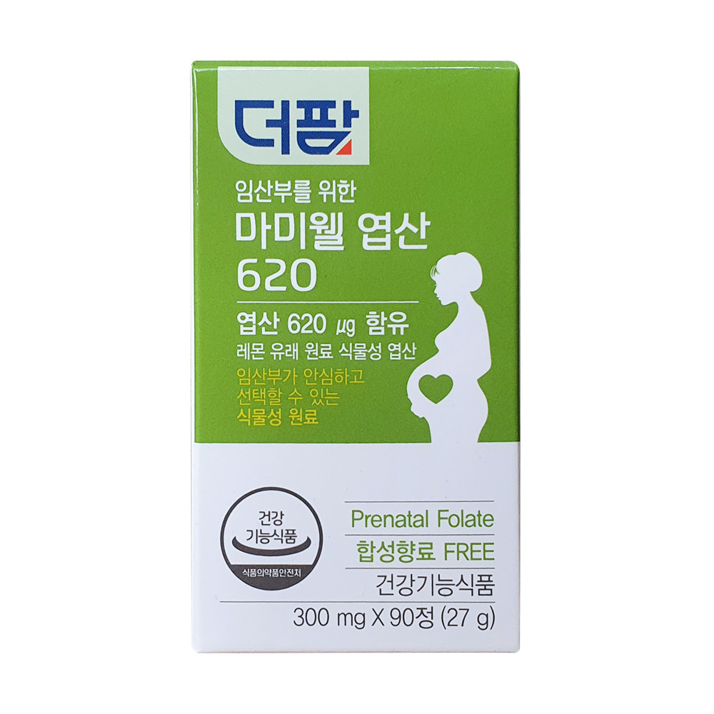 더팜 임산부를 위한 마미웰 엽산620 90정 : 더블유엘비에프