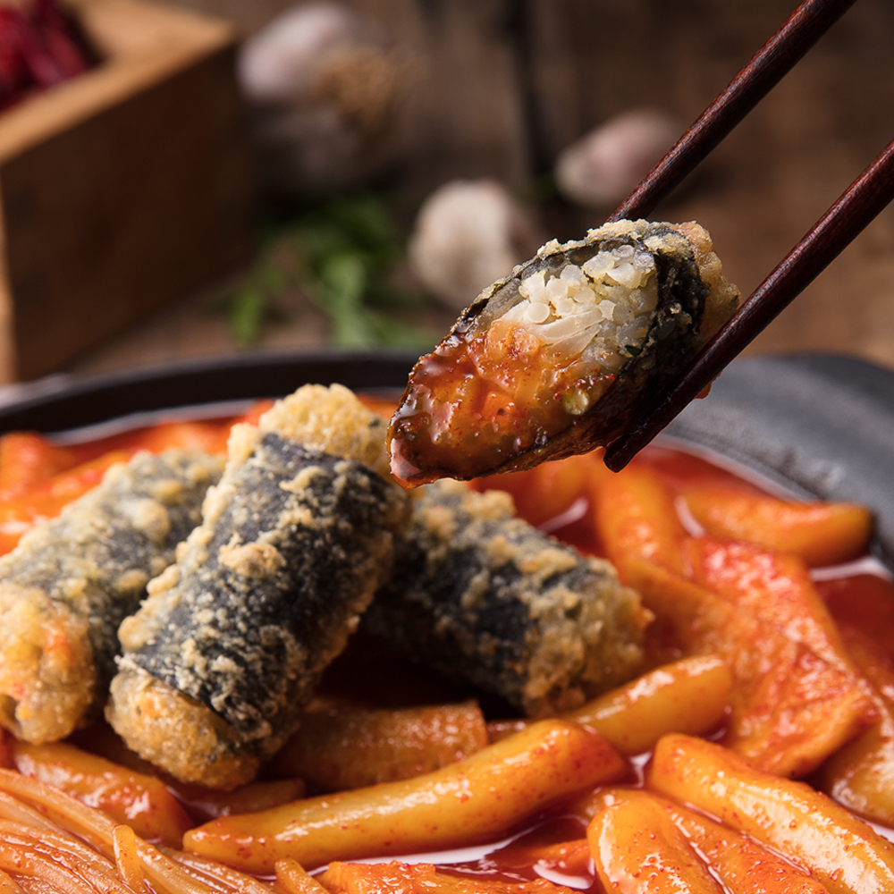 옥이네 떡볶이 쫄볶이 밀떡 밀키트 2팩+2팩 : 옥이네ogine