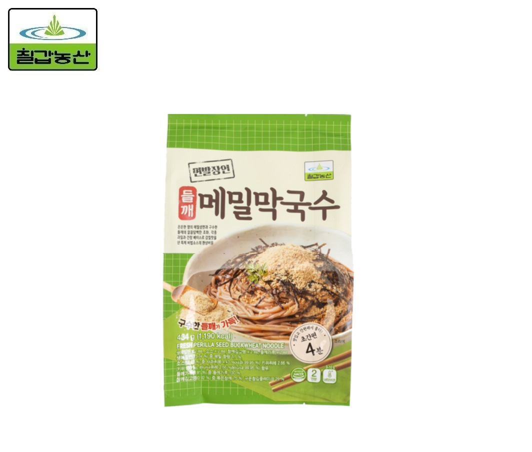 [칠갑농산]들깨메밀막국수 434g 2인분 : 오성푸드몰