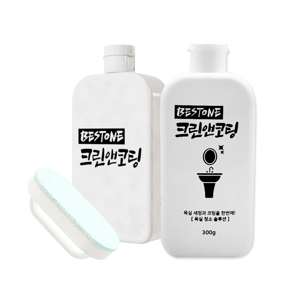 베스트원 크린앤코팅 물때 찌든때 제거제 청소 세제  화장실 욕실 거울 유리 세면대 변기 : 인포벨홈쇼핑
