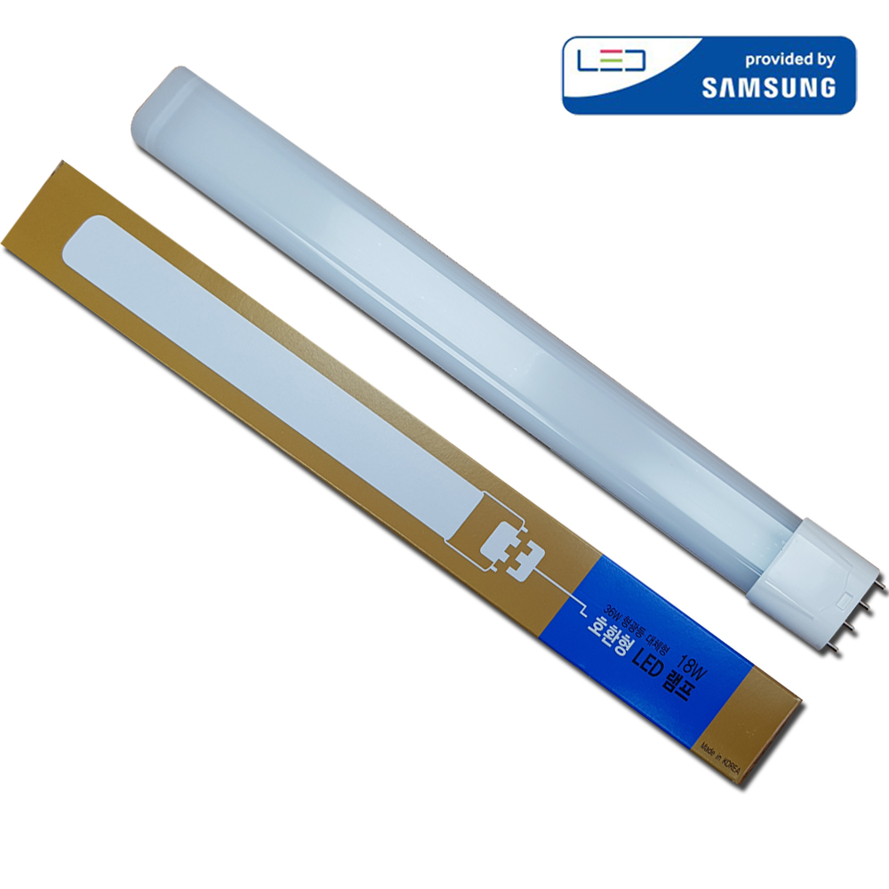 국산 led 형광등 FPL 32w 36w 55w 대체 전등 교체 설치 탑룩스 : 삼성조명