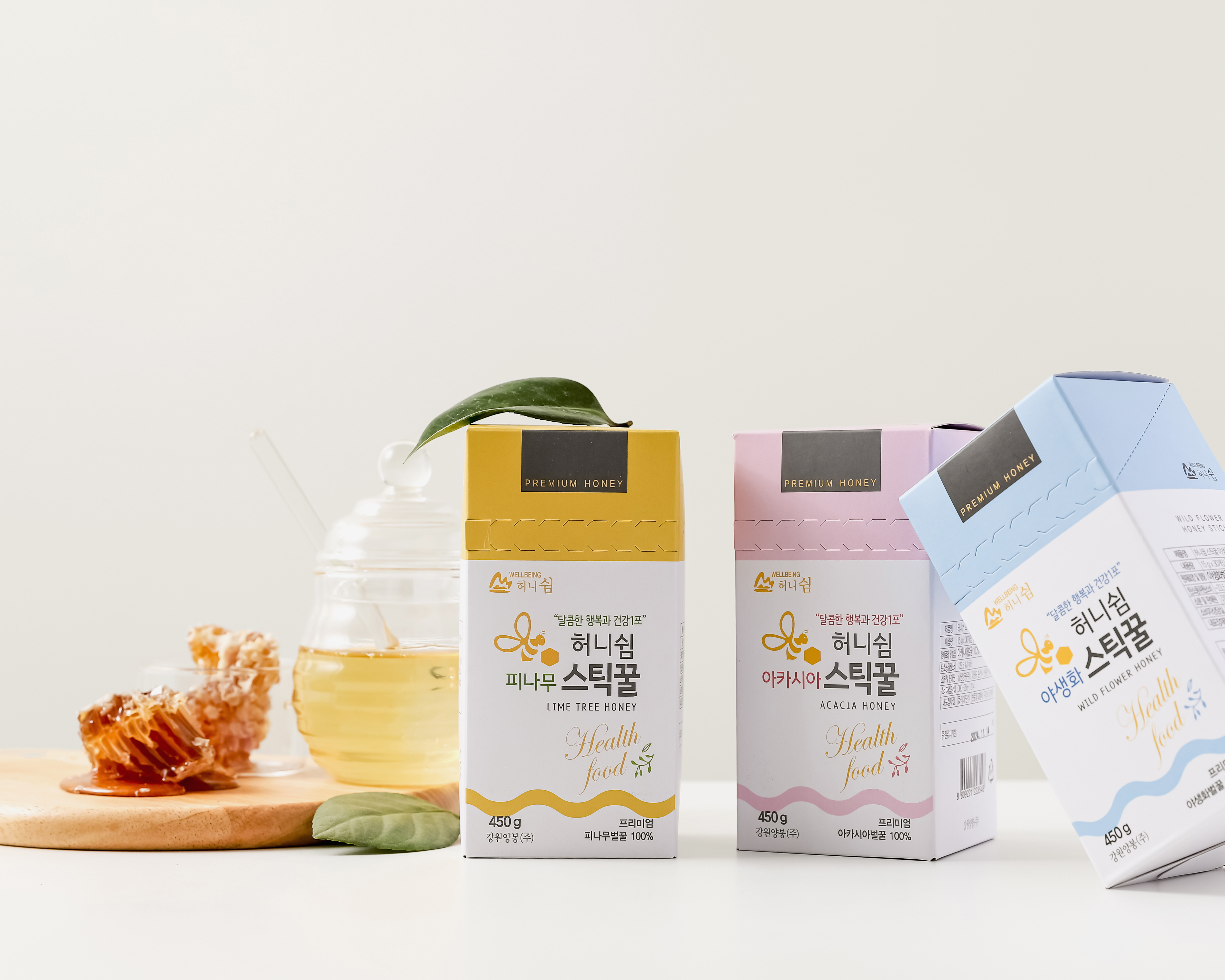 허니쉼 스틱꿀 숙성 생꿀 벌꿀 아카시아꿀 야생화 피나무꿀 선물세트 답례품 : 강원양봉 허니쉼