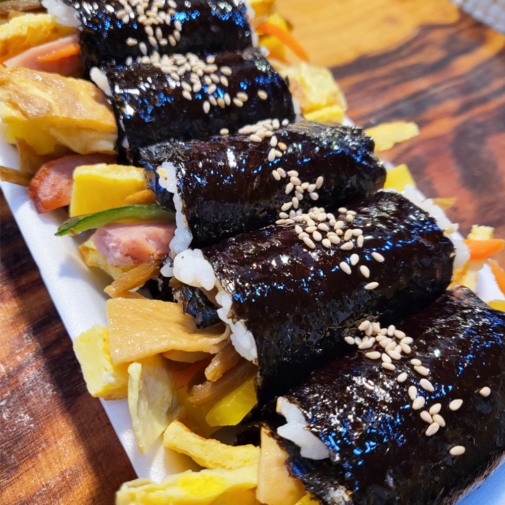 [경주시 배달] 먹기 좋은 맛있는 꽁다리김밥 6개 [경주중앙 수미정분식] : 동네시장 장보기