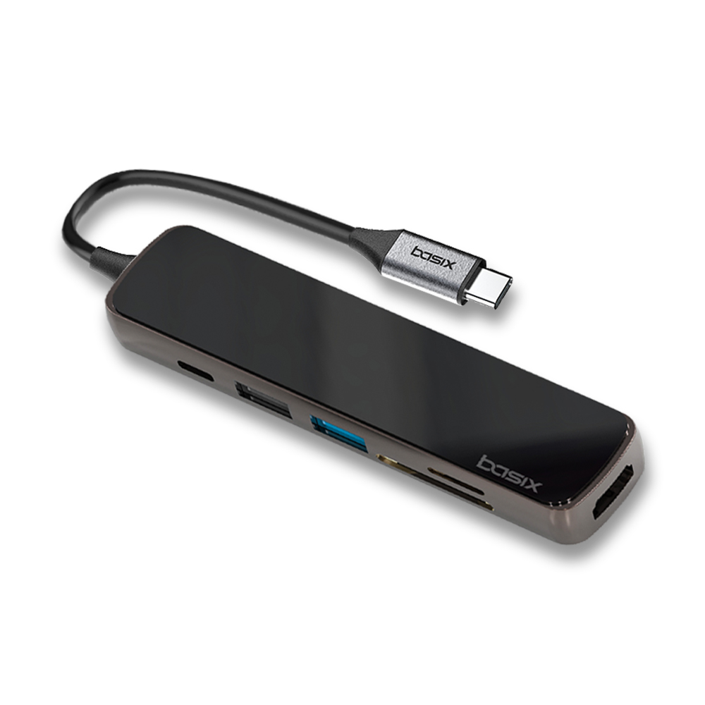 USB 3.1 C타입 멀티 허브 컨버터 맥북 프로 에어 HDMI dex  BB6B : 베이식스