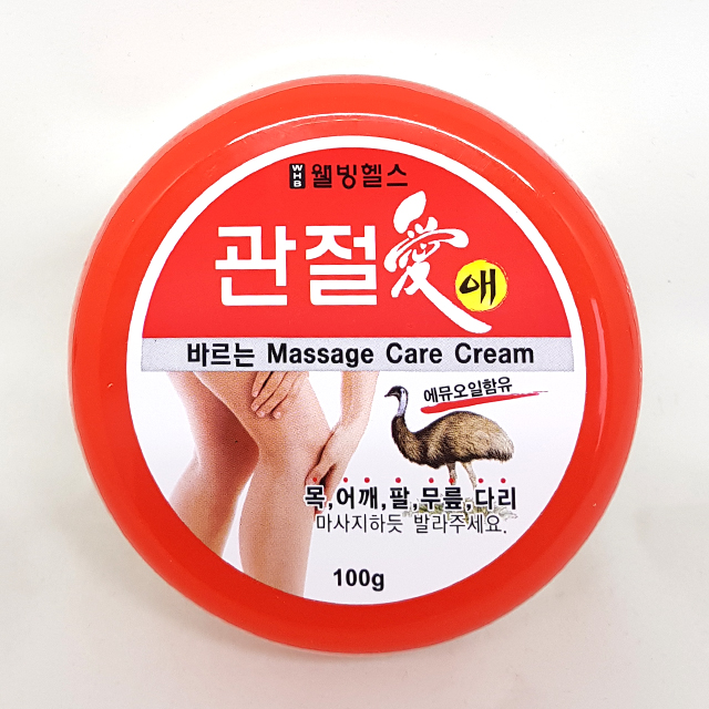 웰빙헬스 관절애 크림 100g 2개 관절근육 마사지 통증크림 : 와이비케어