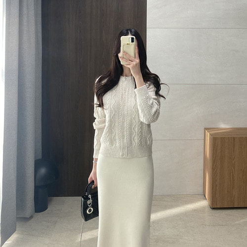 [★SALE] 탄탄짜임 로지스 꽈배기 가디건 : 제이뷰.