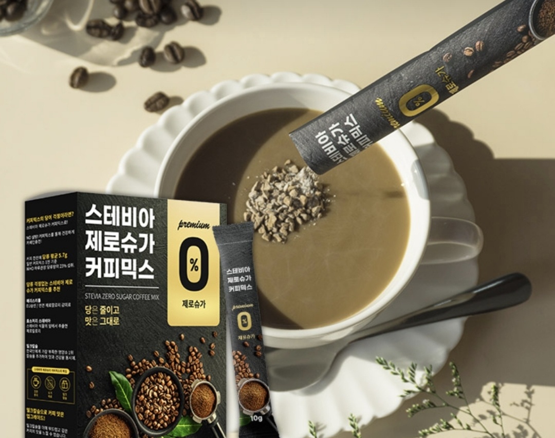스테비아 제로슈가 커피믹스30포 1+1 : KiWi Dream키위드림