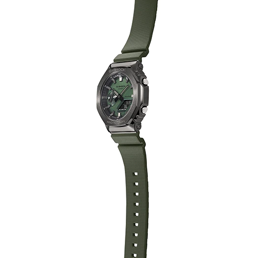 지샥 GM-2100B-3ADR 지얄오크 GM2100 메탈 그린 카키 백화점AS가능 : 타임프라자