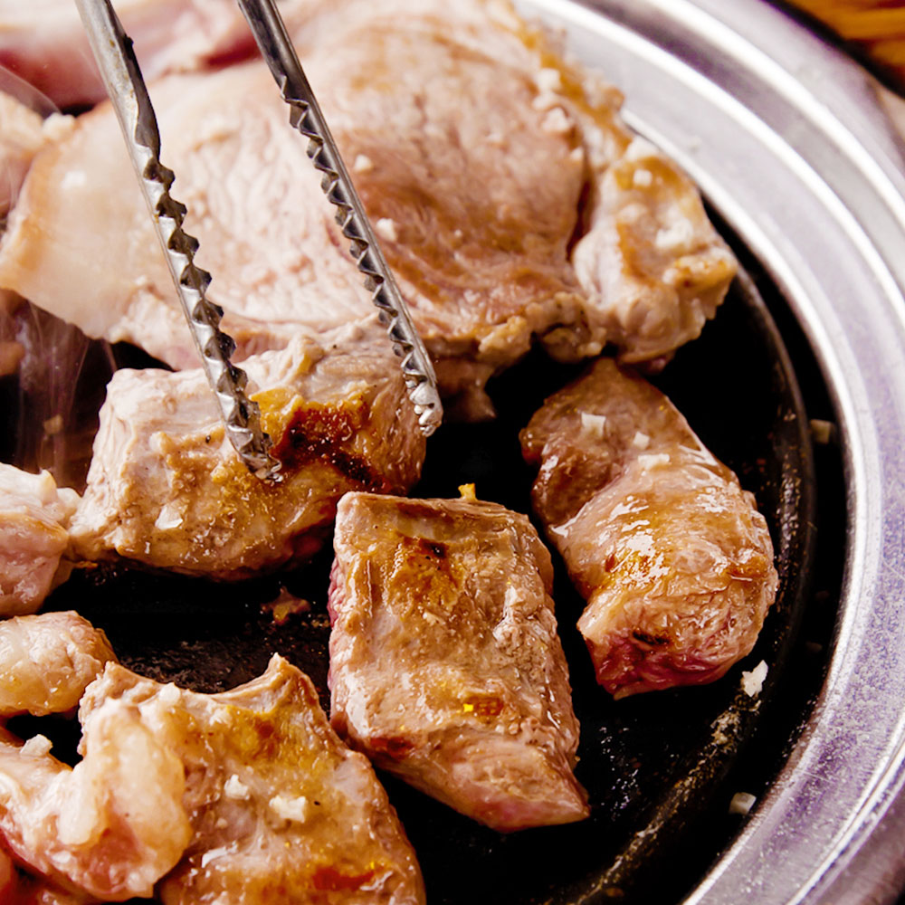 천지푸드 양념 갈매기살 돼지고기 특수부위 돼지갈매기살 구이 500g : 천지푸드