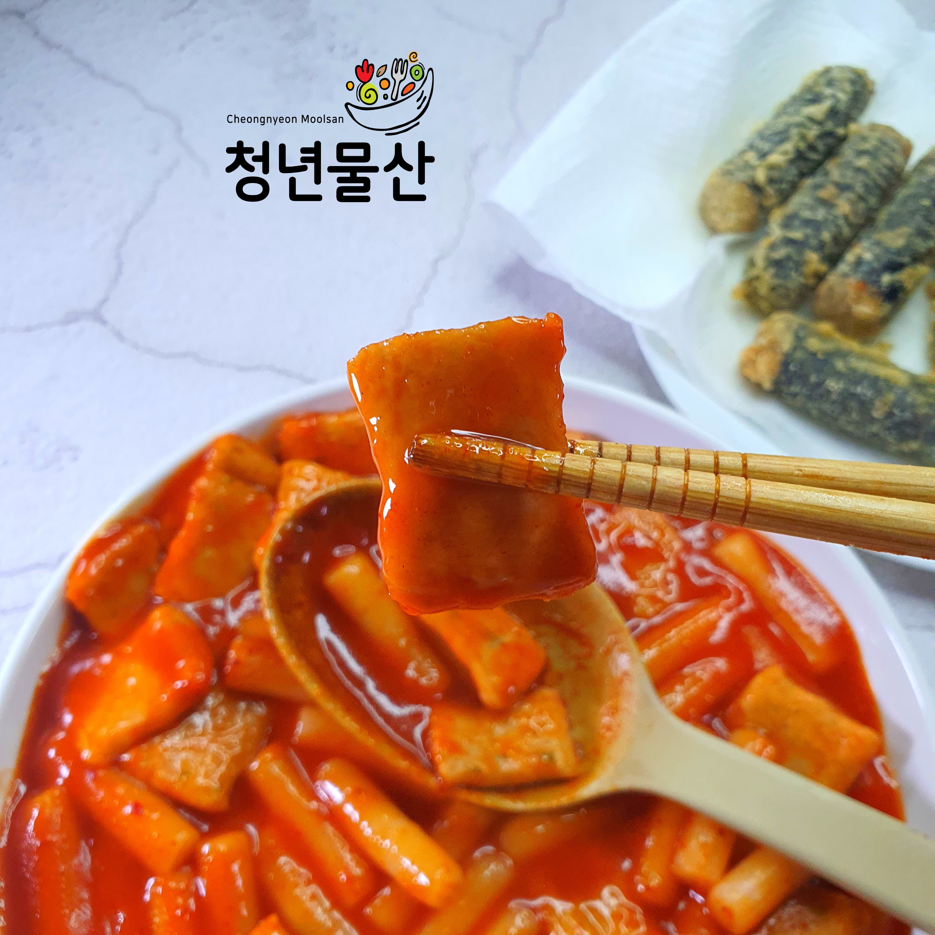 1박스 맛뜰안 어묵떡볶이 366g x 30개 : 청년물산