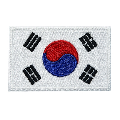 누빈 태극기자수 와펜 패치 운동 도복 모자 가방 의류 군복 리폼 태극마크 로고 : 디디엠패치