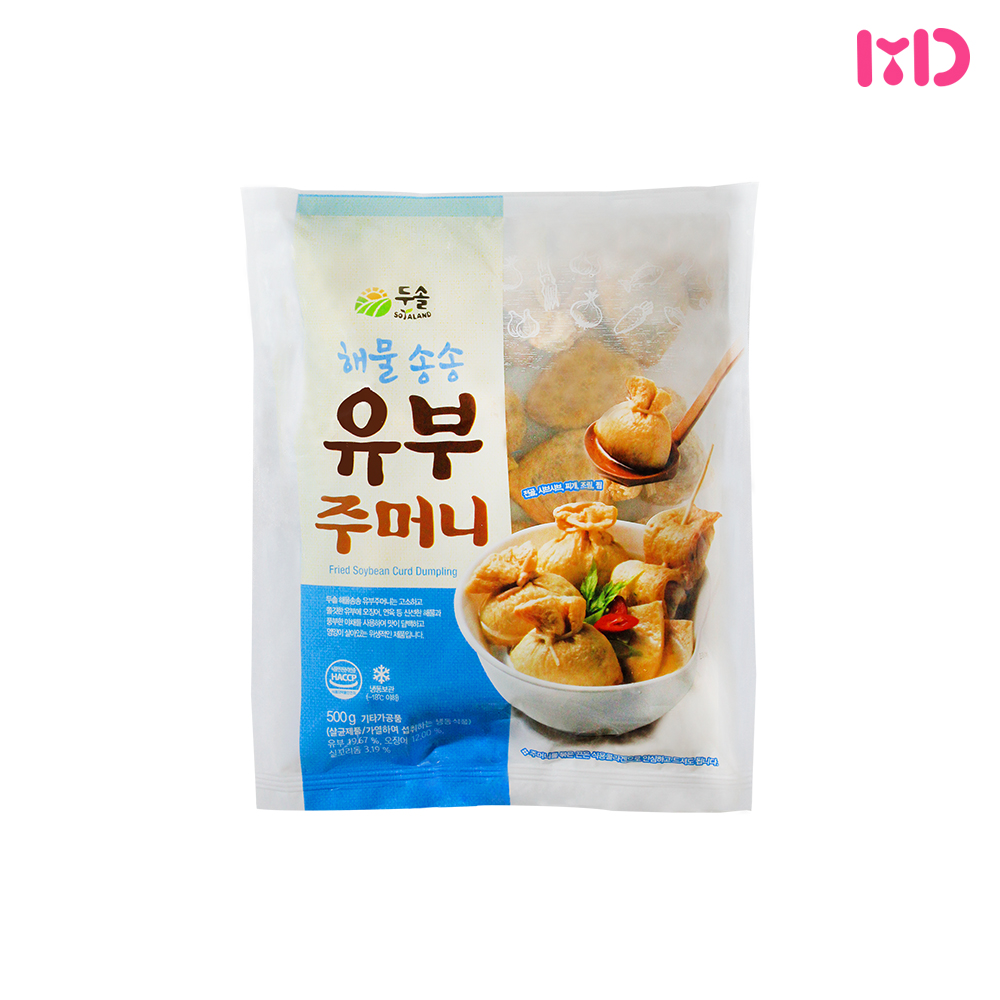 두솔 해물송송 유부주머니 500g 유부우동 전골 : 마켓다나와몰