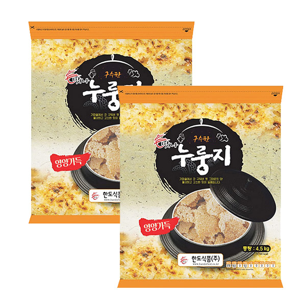 한도식품 맛나 누룽지 [1+1] 4.5kg 숭늉 간식 : 로샵