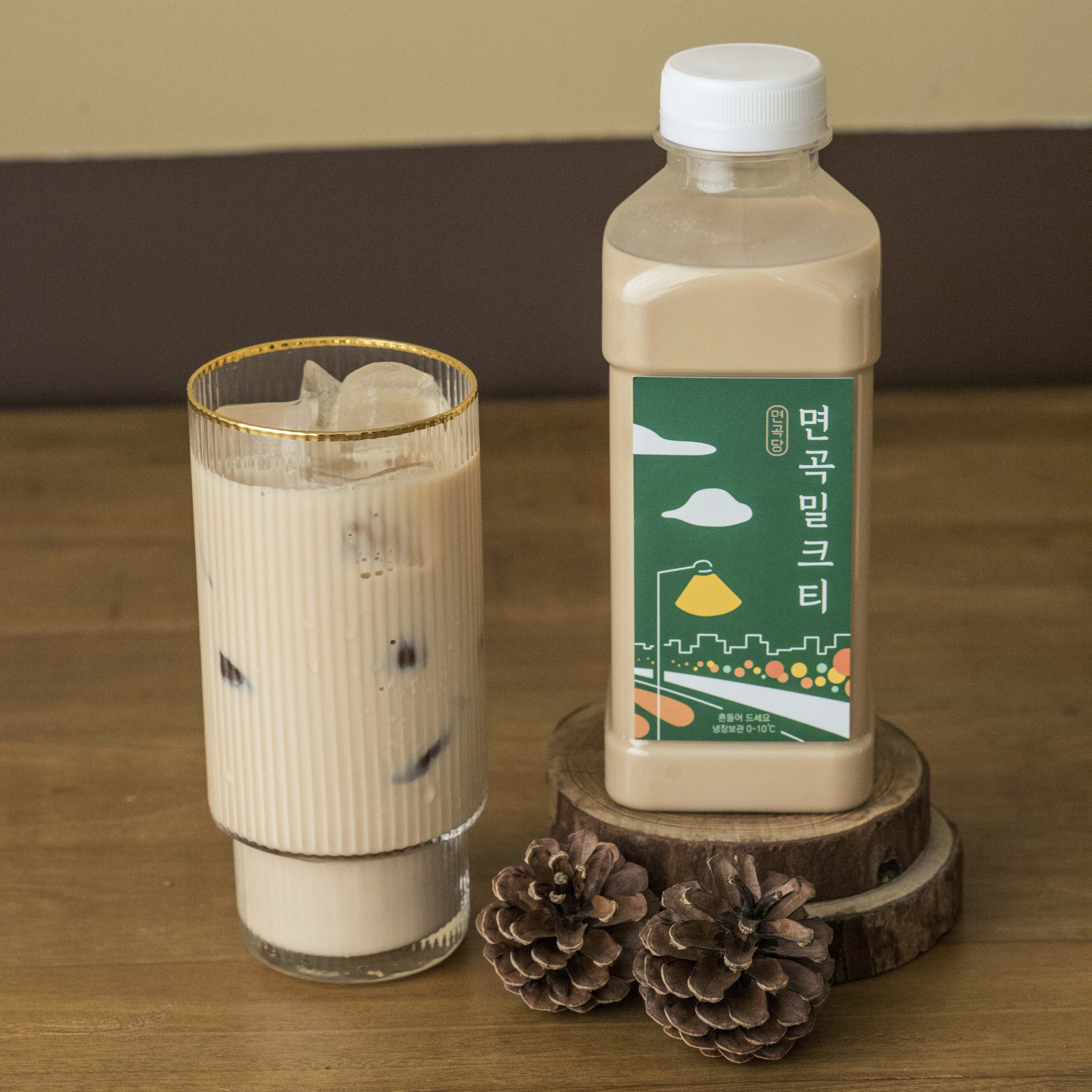 면곡당 수제 아쌈 홍차 밀크티 음료 : 면곡당