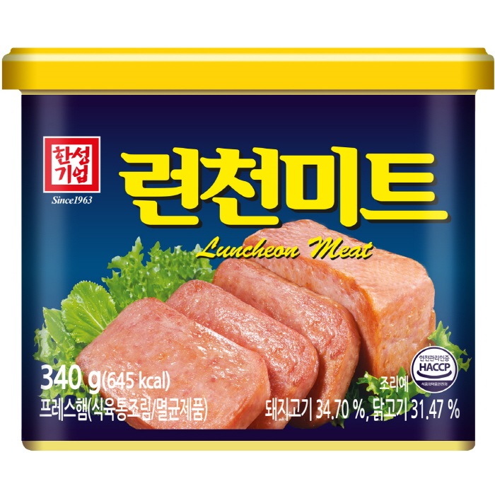 한성기업 한성 런천미트 340g x 24개[1박스] : 아신몰