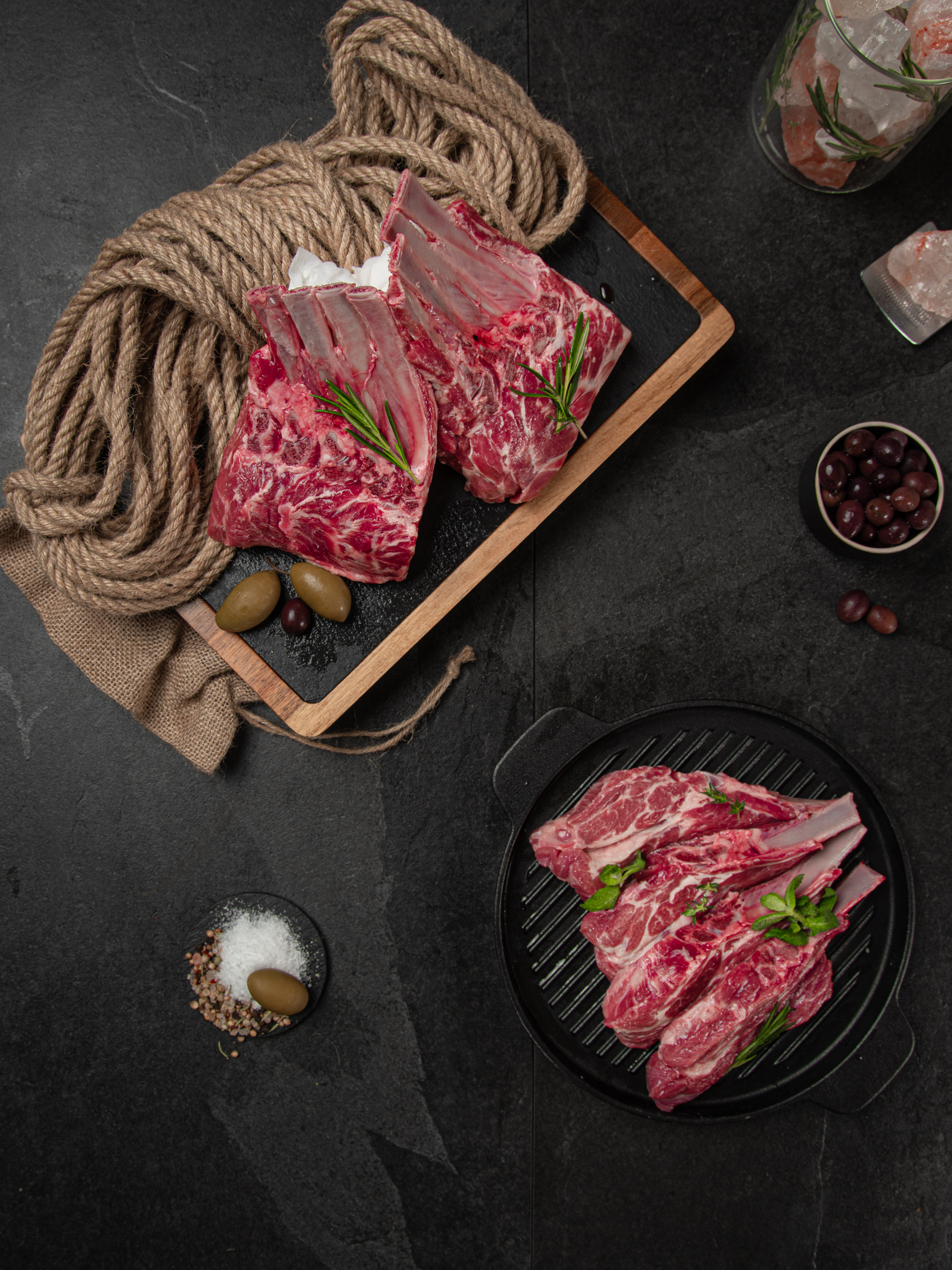 한성양꼬치 냉장 양갈비/숄더랙 500g 햇섭HACCP : 한성양꼬치