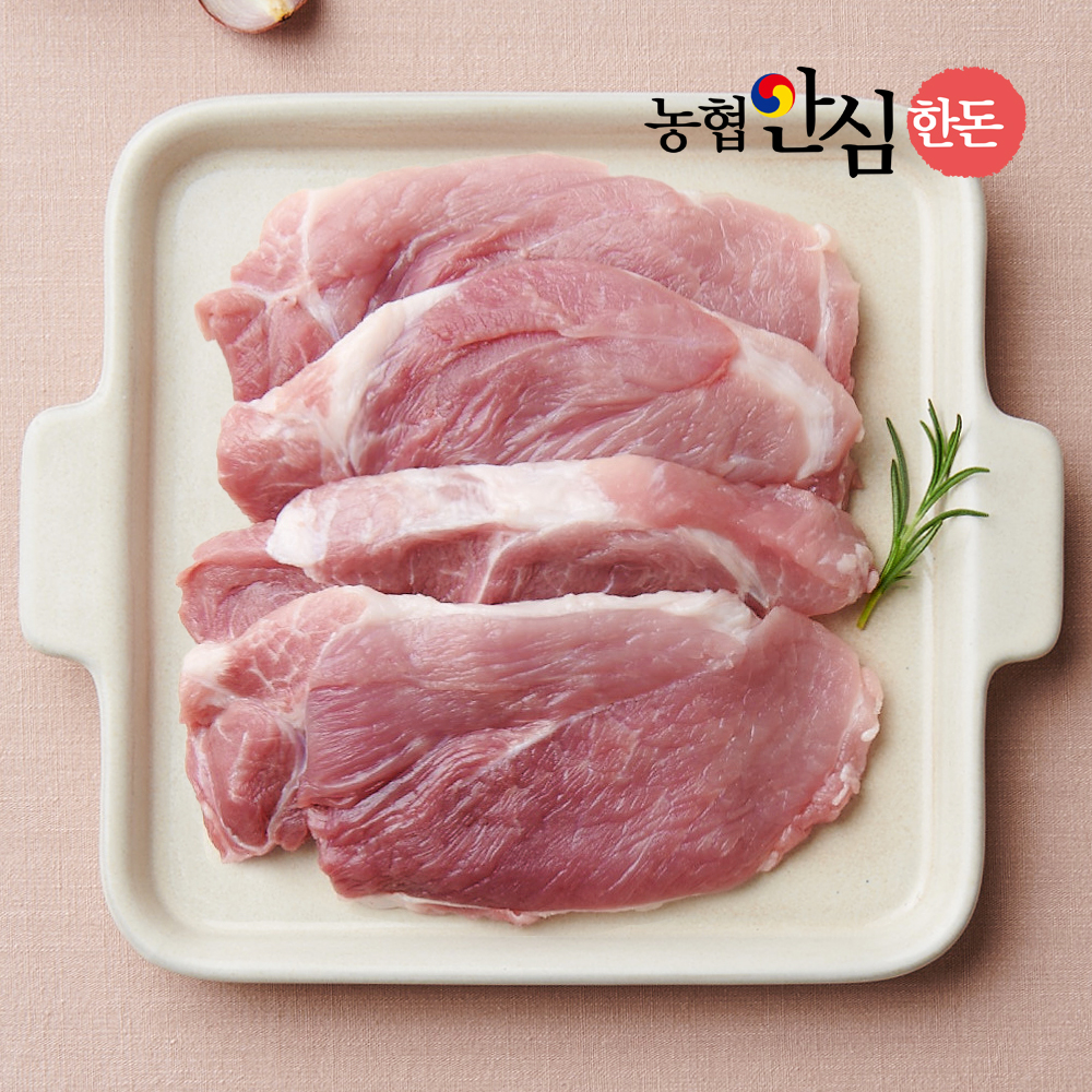 [냉장] 한돈 돼지 앞다리살 500g 구이 수육 보쌈 제육 찌개 전지 동그랑땡 다짐육 캠핑 고기/2개이상무배 : 농협안심한돈