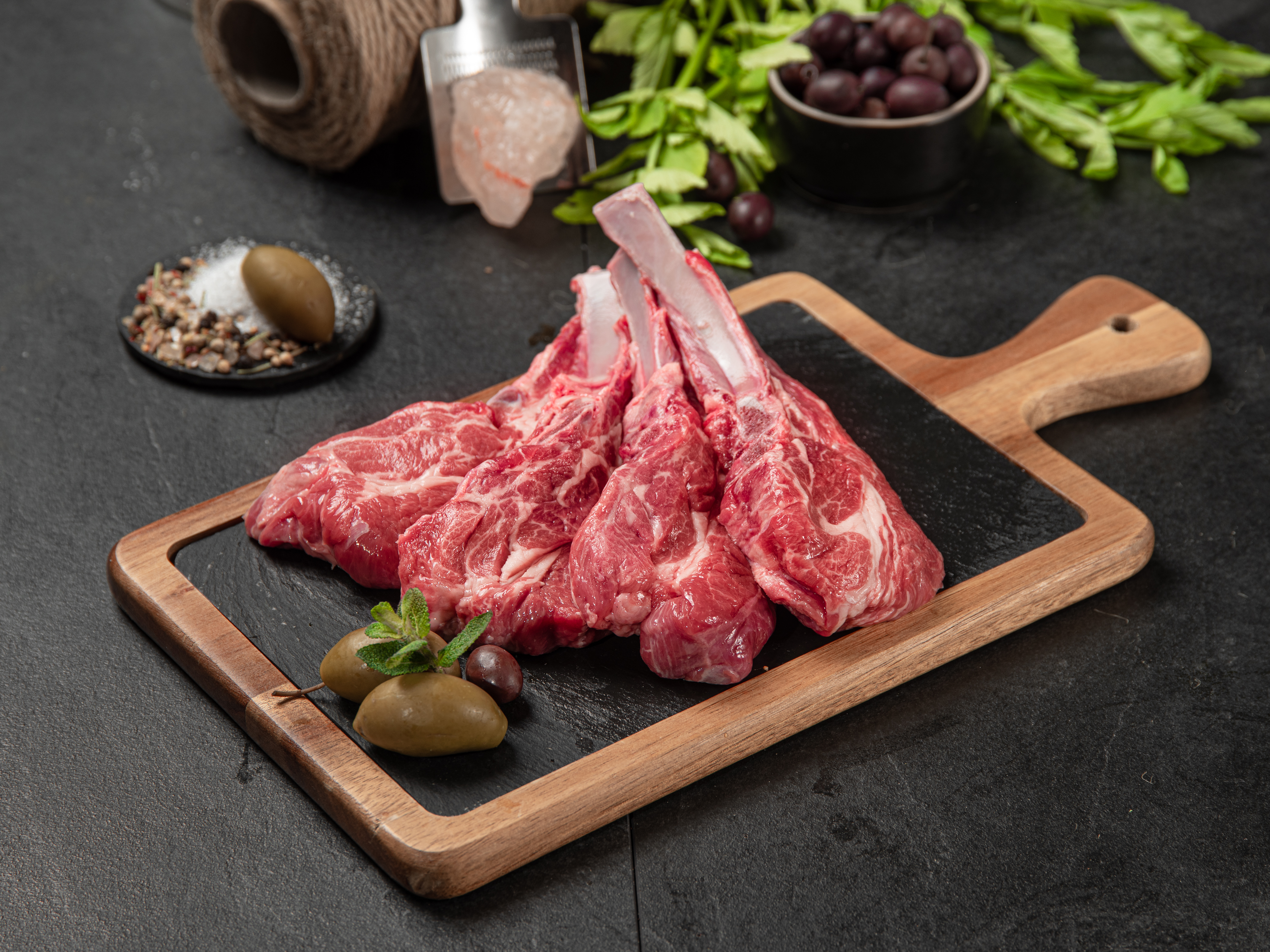 한성양꼬치 냉장 양갈비/숄더랙 500g 햇섭HACCP : 한성양꼬치