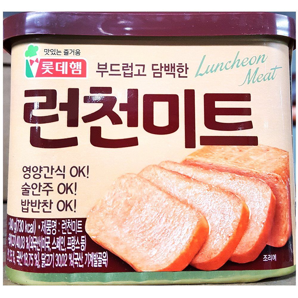 런천 미트햄 롯데 340g X24개 스팸 통조림 업소 식당 : mgd