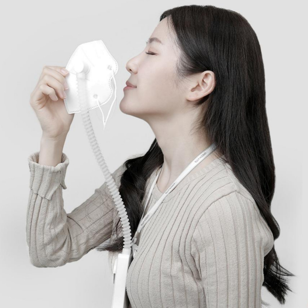 전자 마스크써큘레이터 에어마스크 서큘레이터 공기청정기 : 리치준기획