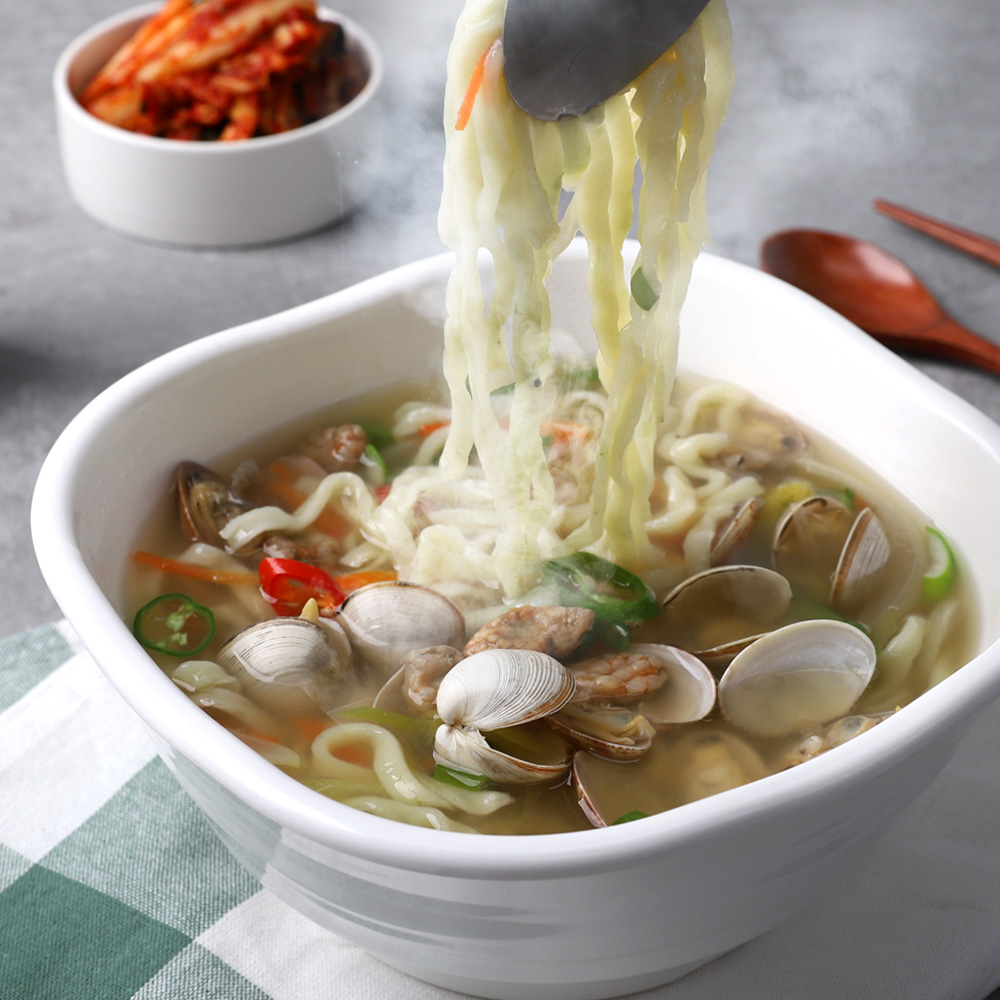 평택맛집 칼국수밀키트  3인분 바지락동죽칼국수 : 유박사칼국수