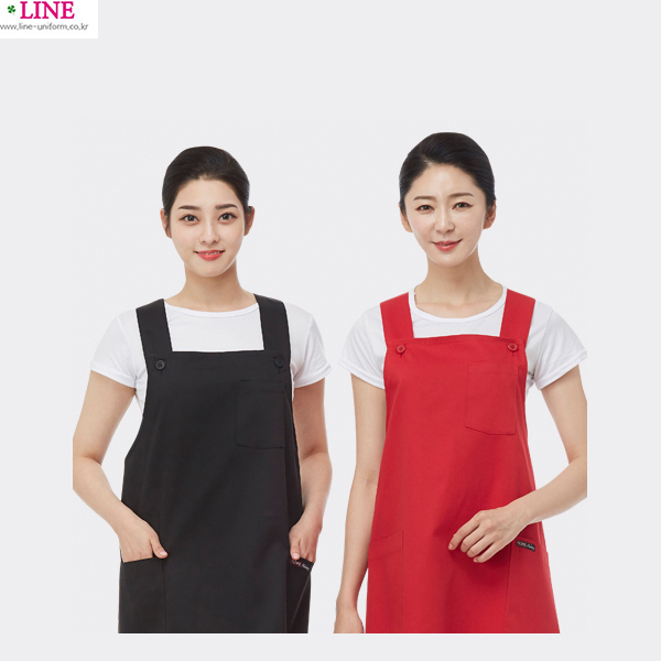 TC멜빵 유니폼 앞치마 작업복 미용앞치마 카페앞치마 가운 염색앞치마 키친앞치마 화실앞치마 주방앞치마 미술 실습앞치마 토시 관공서 : 헤어본