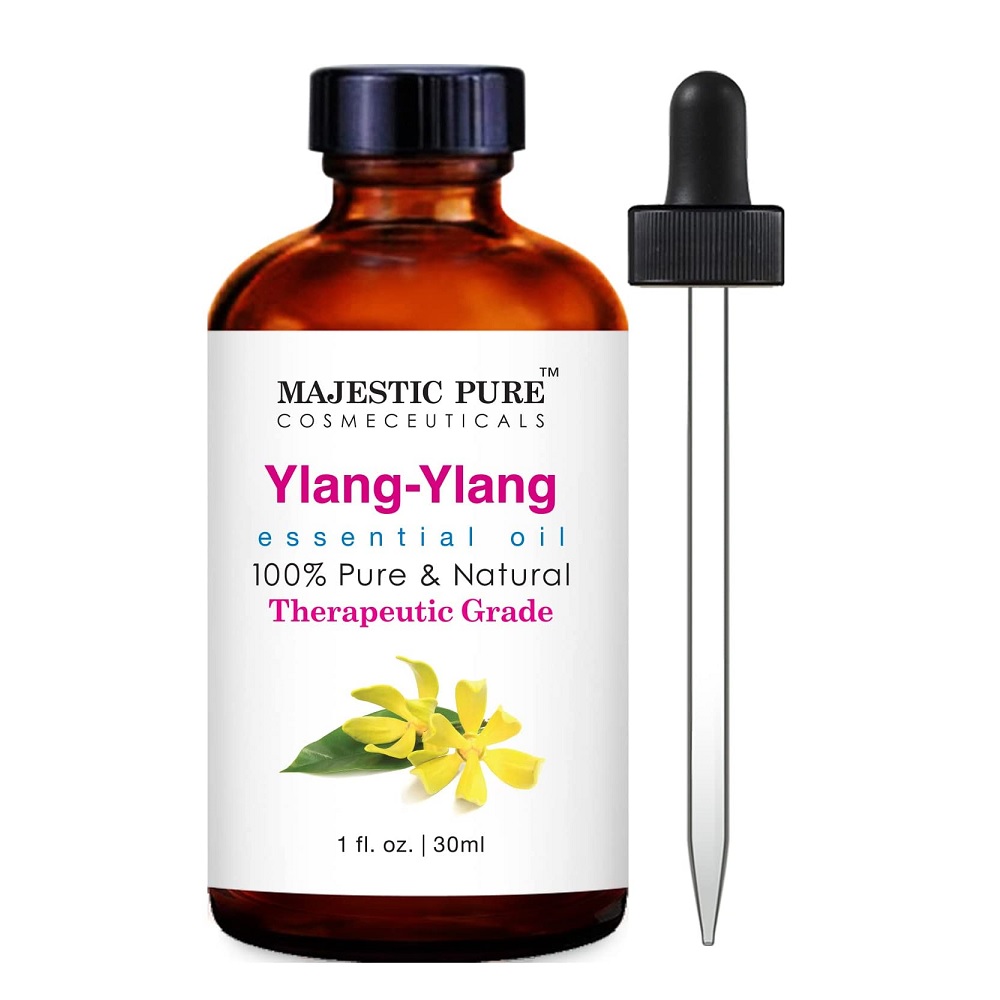 Majestic Pure Essential Ylang Ylang 100% 일랑일랑 순수 아로마 테라피 에센셜 오일 30ml : 퍼플 펌킨