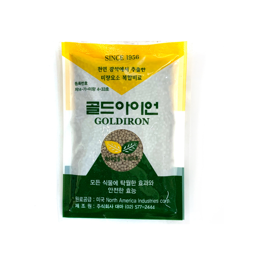 골드아이언 120g 비료 거름 식물영양제 분갈이흙 : 왁스콜렉션