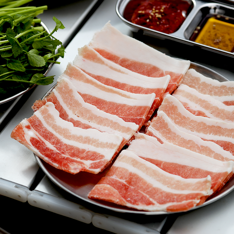 [제주맛집 밀키트] 제주 괸당집 1등급 돼지 냉동삼겹살 320g 갈치젓갈 진주식당 : 핫딜제주