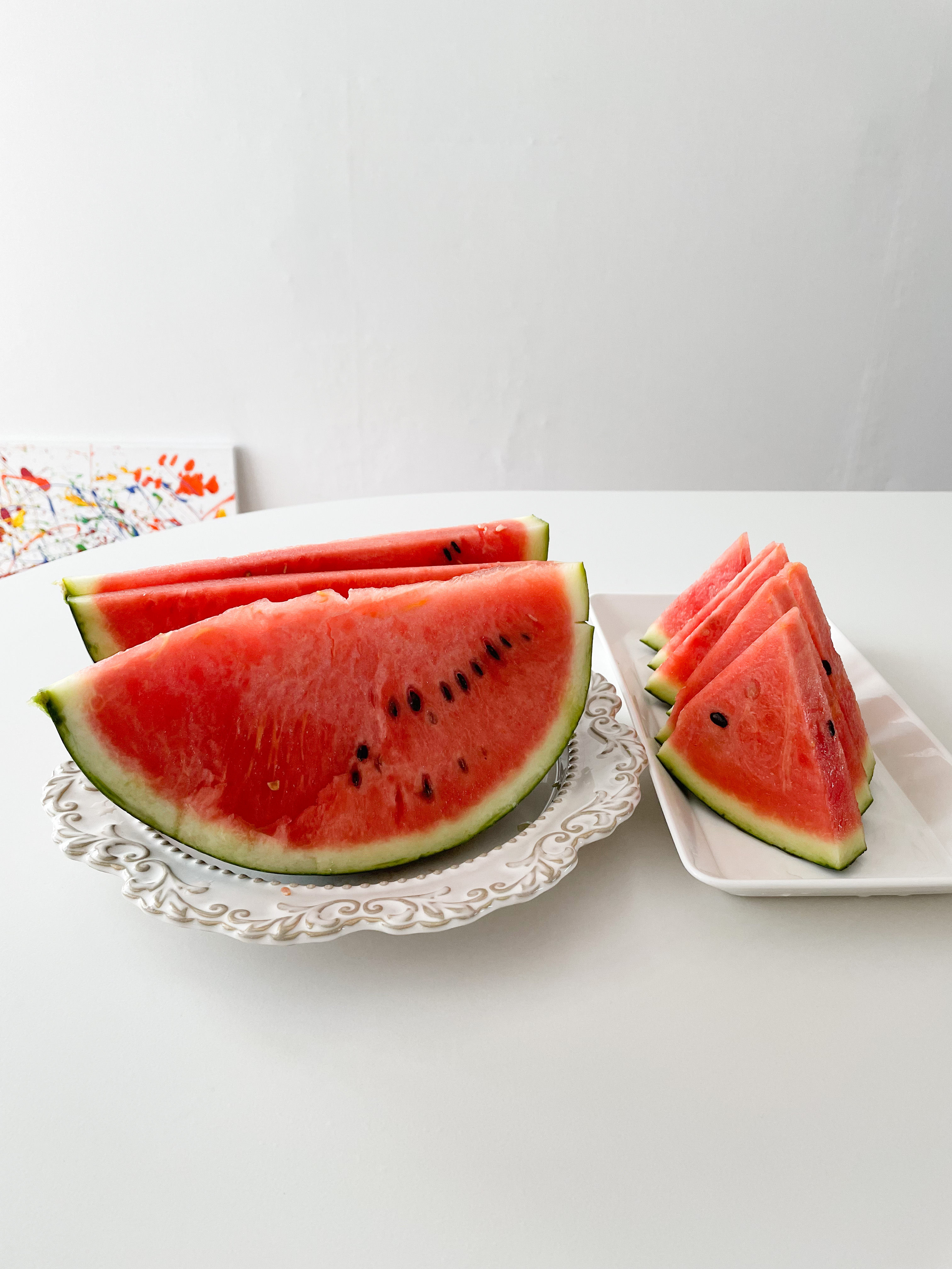 여름보다 맛있는 가락시장 새벽경매 특상품 고당도 겨울수박 6Kg(백화점 입고상품) : 과일원
