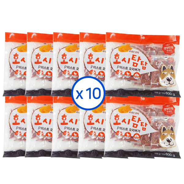 강아지 비스킷 간식 호시탐탐 600g 10개 : 주식회사 바른생활