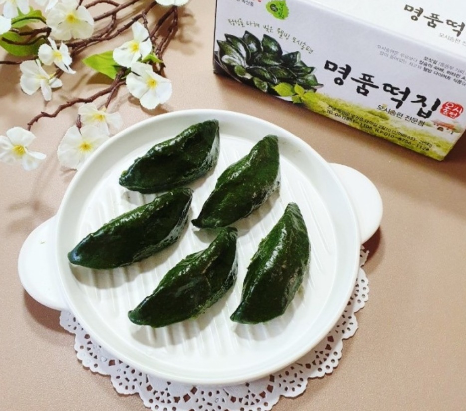 명품떡집/모시송편 모시떡 60개 - 기피 통동부 참깨 흑임자 60개 : 영광명품떡집