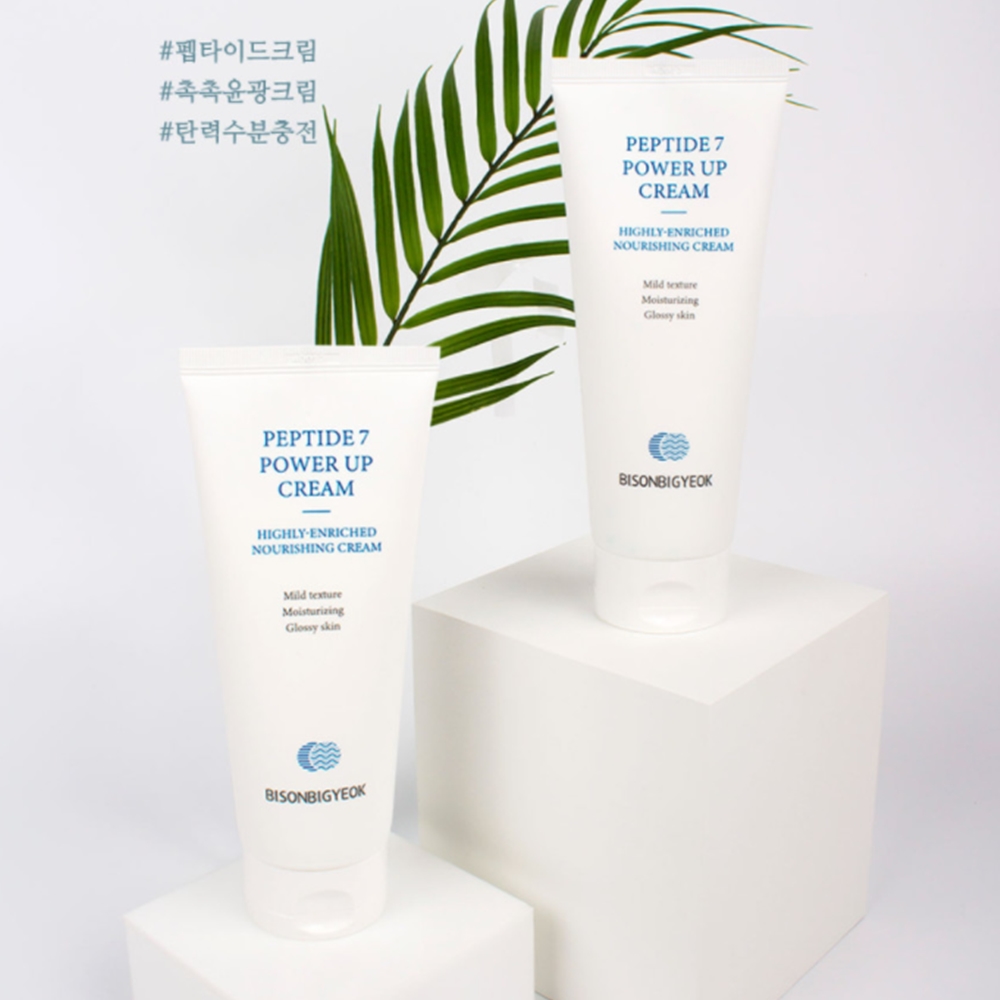 [SP뷰티]비손비격 펩타이드7 파워업 크림 미백 주름개선 리프팅 기능성 화장품 200ml : 닥터비엠 그린샵