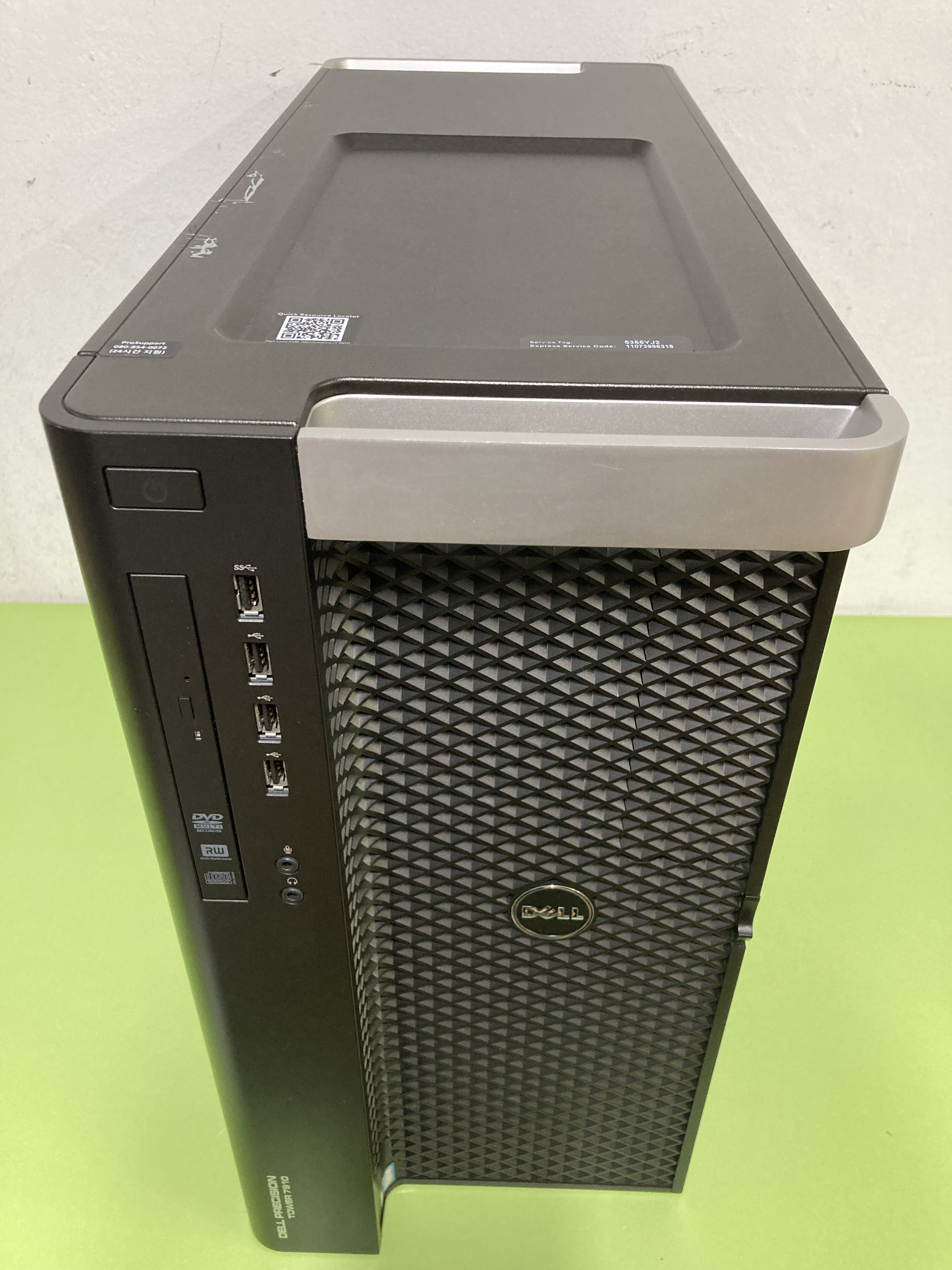 DELL 워크스테이션 T7910  E5-2697V3 2개 /64GB/SAS SSD800GB/GTX1070 8GB : 중고컴마을