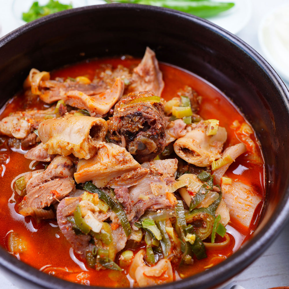 백암왕순대 뜨끈한 국물요리 오소리 전통 순대국 10팩 무료배송 : 백암왕순대