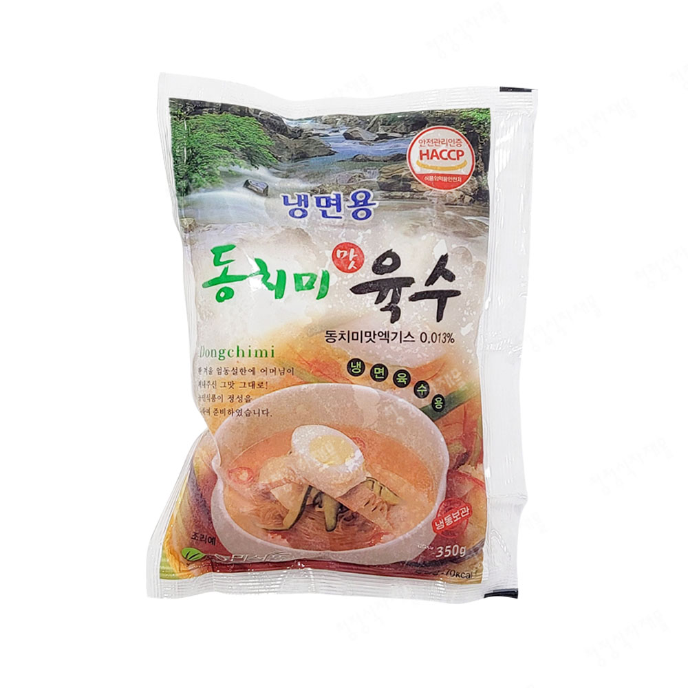 농민식품 시원한 동치미맛 냉면육수 350g 1인분 : 청정식자재전문마트
