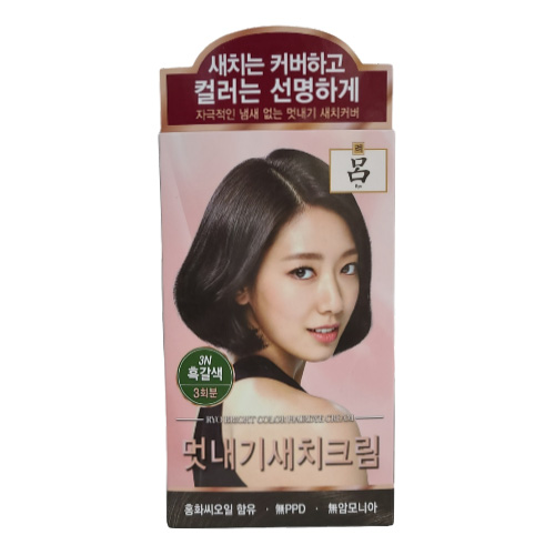 려 우아채 멋내기 새치 크림 흑갈색 3N 120g : DAIN COSMETICS