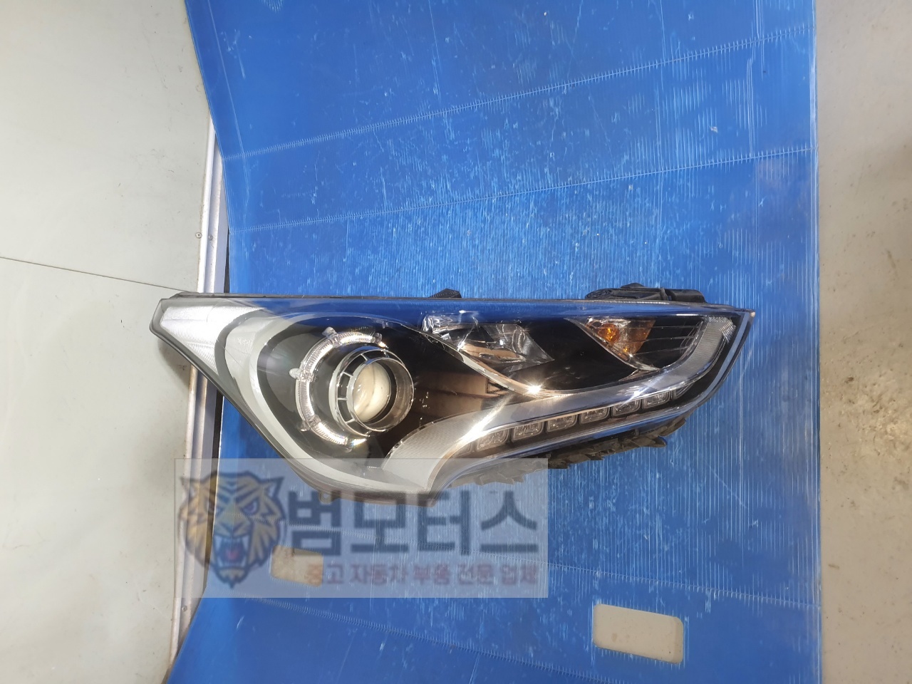 중고 현대 더 뉴 벨로스터 터보 조수석 라이트 LED 7P (92102_2V) (11년~14년) 전조등 헤드램프 : 범모터스